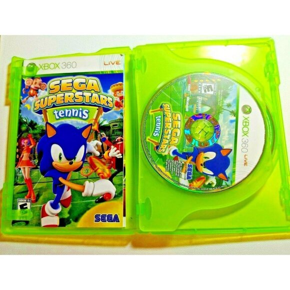 Sega Superstars Tennis & Xbox Live Arcade Compilation Disc For Xbox 360 Complete - Picture 3 of 4